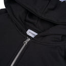 W.Essentiels Gregoire Zip Hoodie W/Applique Black
