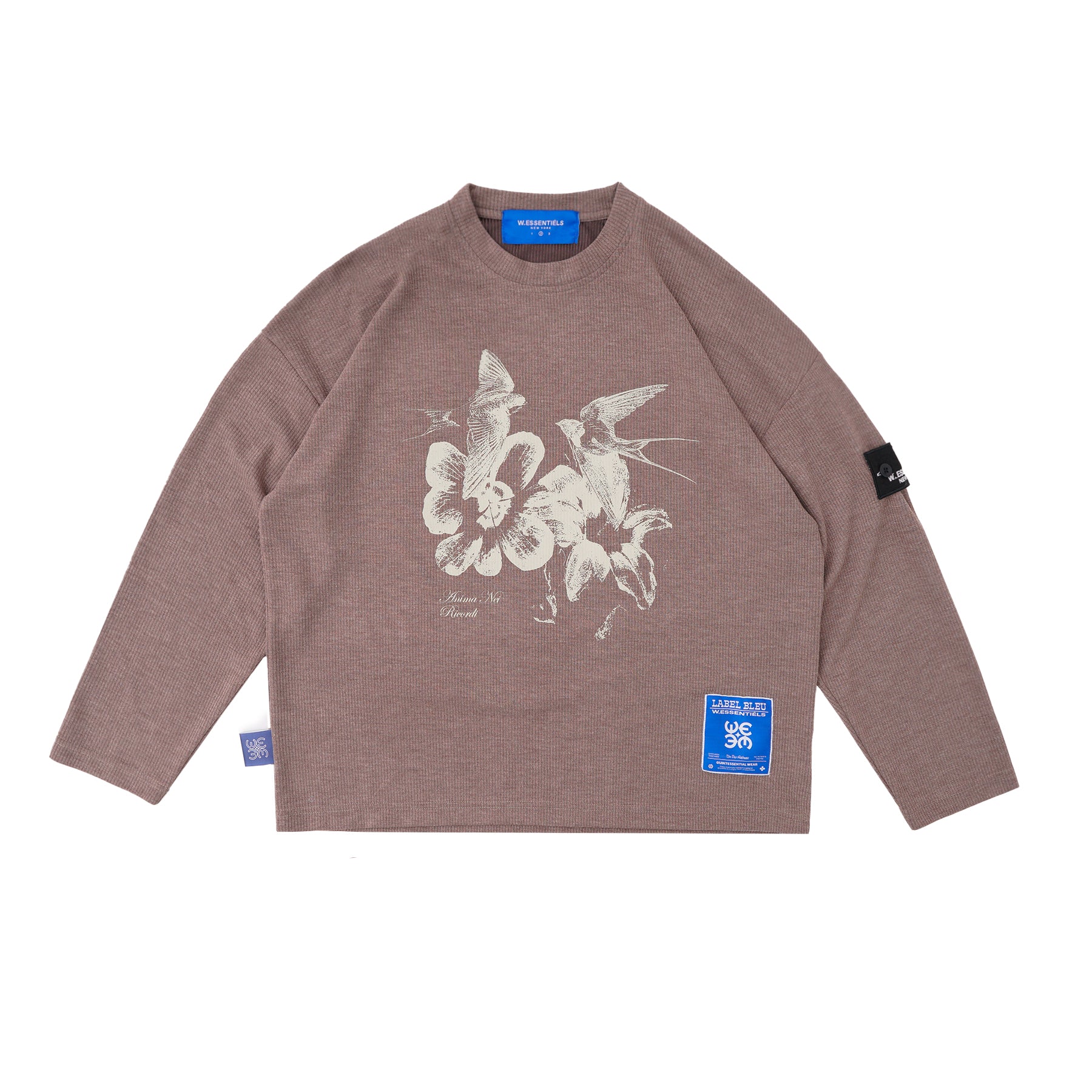 W.Essentiels Label Bleu Madness Hirondelle Oversize Sweater Khaki