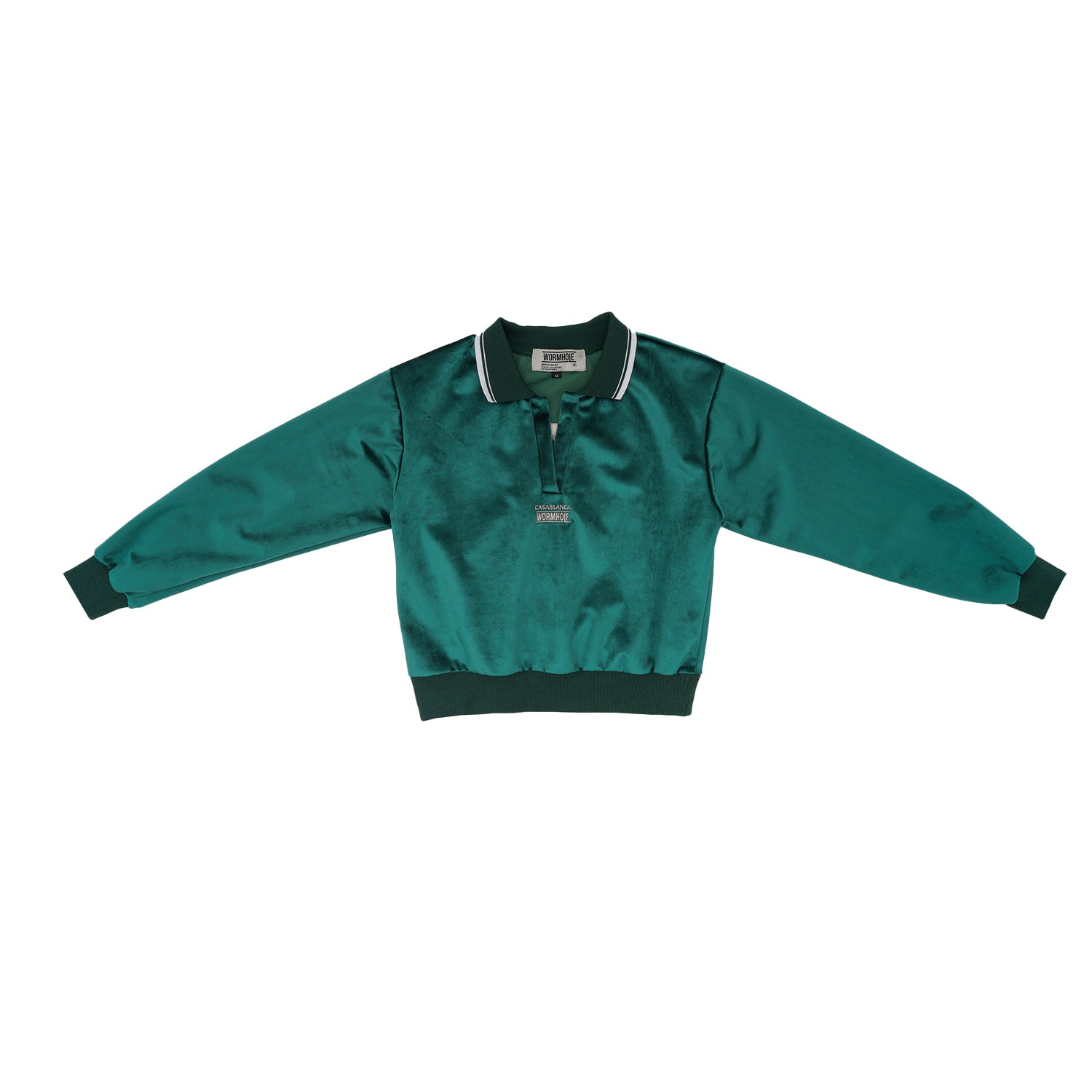 Wormhole x Casablanca Comtesse Tech Padel Sweater Velvet Emerald