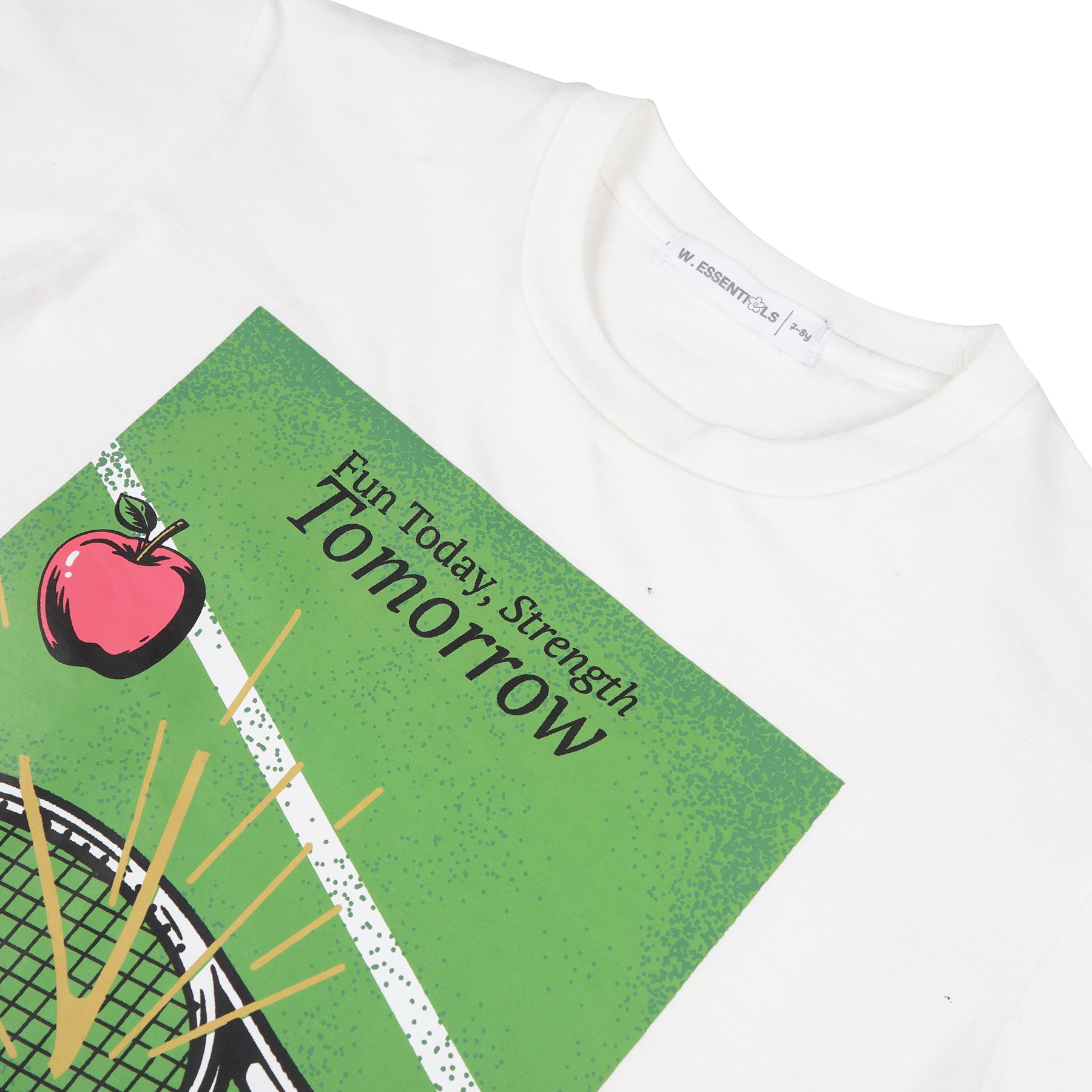 W.Essentiels Kids Fun Serve Only Boxy Tee White