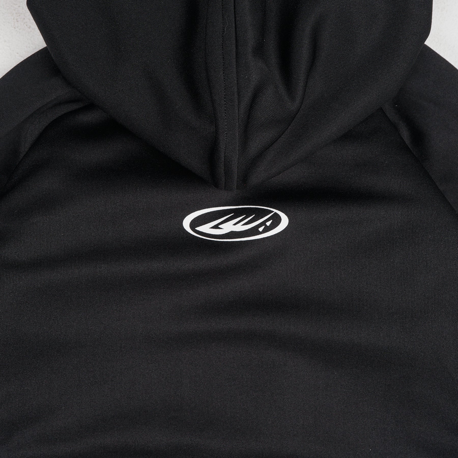 W.Essentiels Gregoire Zip Hoodie W/Applique Black