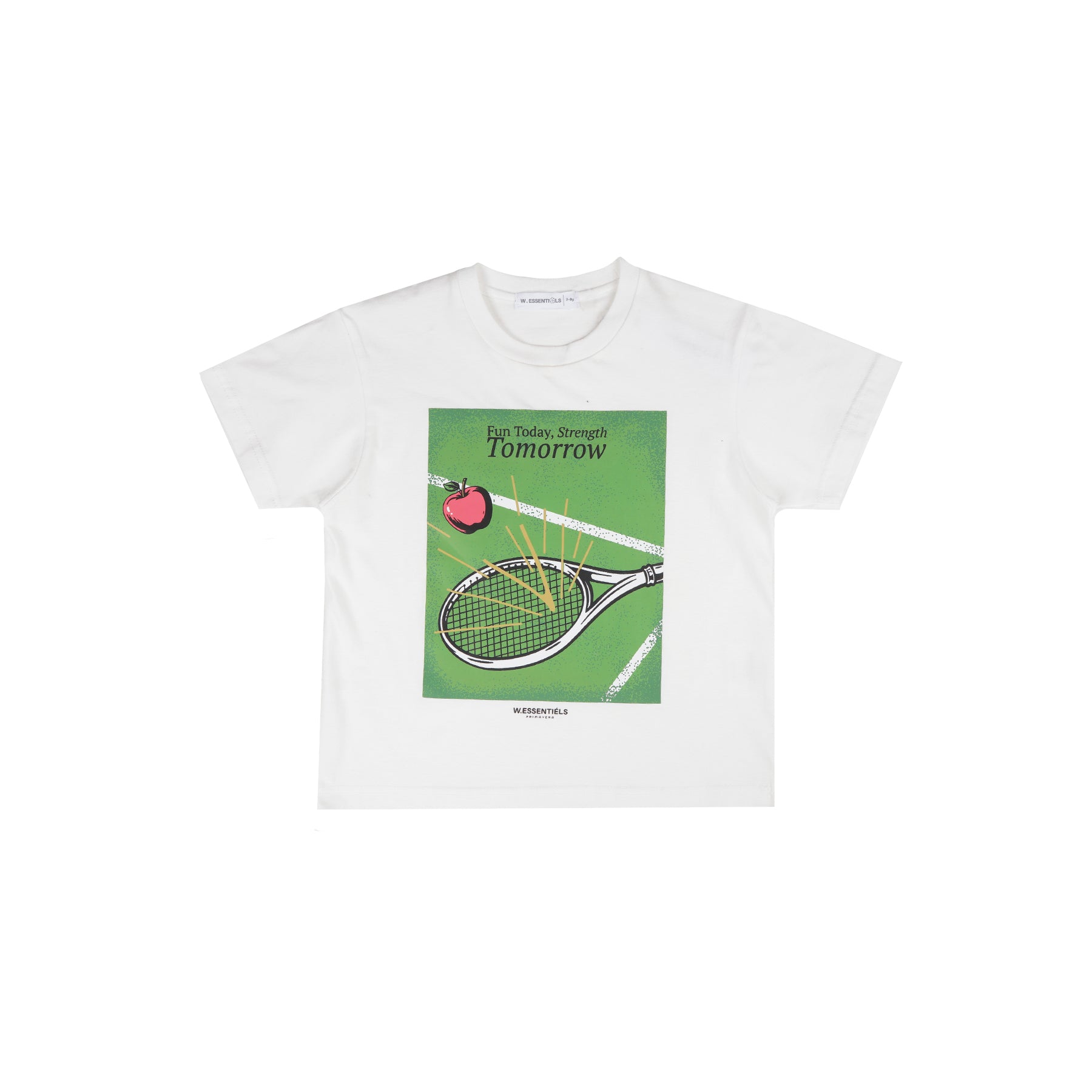 W.Essentiels Kids Fun Serve Only Boxy Tee White