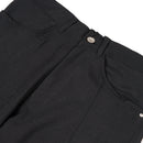 Pleated Everyday Trousers Jet Black