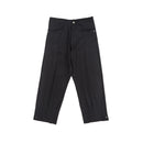Pleated Everyday Trousers Jet Black