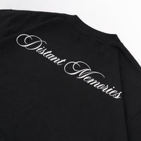 W.Essentiels Label Bleu Treshold Hirondalle Boxy Cut T-shirt Noir Black