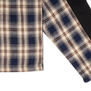 Two Tone Flannel Zipper Shirt