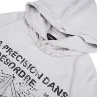 W.Essentiels Marcadier Distressed Hoodie Asphalt