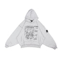 W.Essentiels Marcadier Distressed Hoodie Asphalt