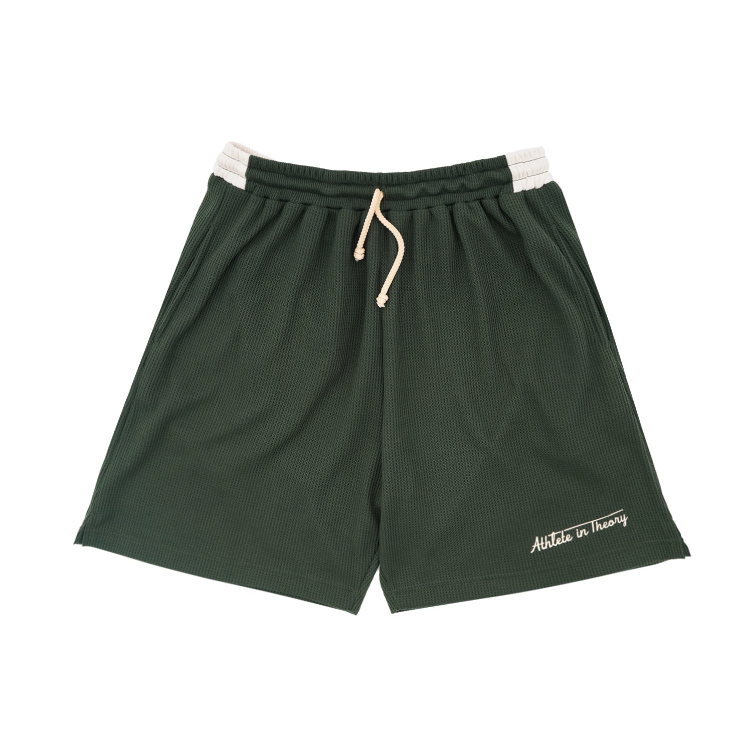 Wormhole x Casablanca Athlete in Theory Baggy Waffle Short Forest/Tan