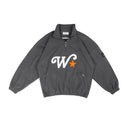 W.Essentiels Tracta Shepard Half-Zip Jacket Asphalt