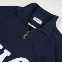 W.Essentiels Tracta Shepard Half-Zip Jacket Navy