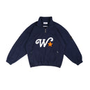 W.Essentiels Tracta Shepard Half-Zip Jacket Navy