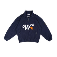 W.Essentiels Tracta Shepard Half-Zip Jacket Navy