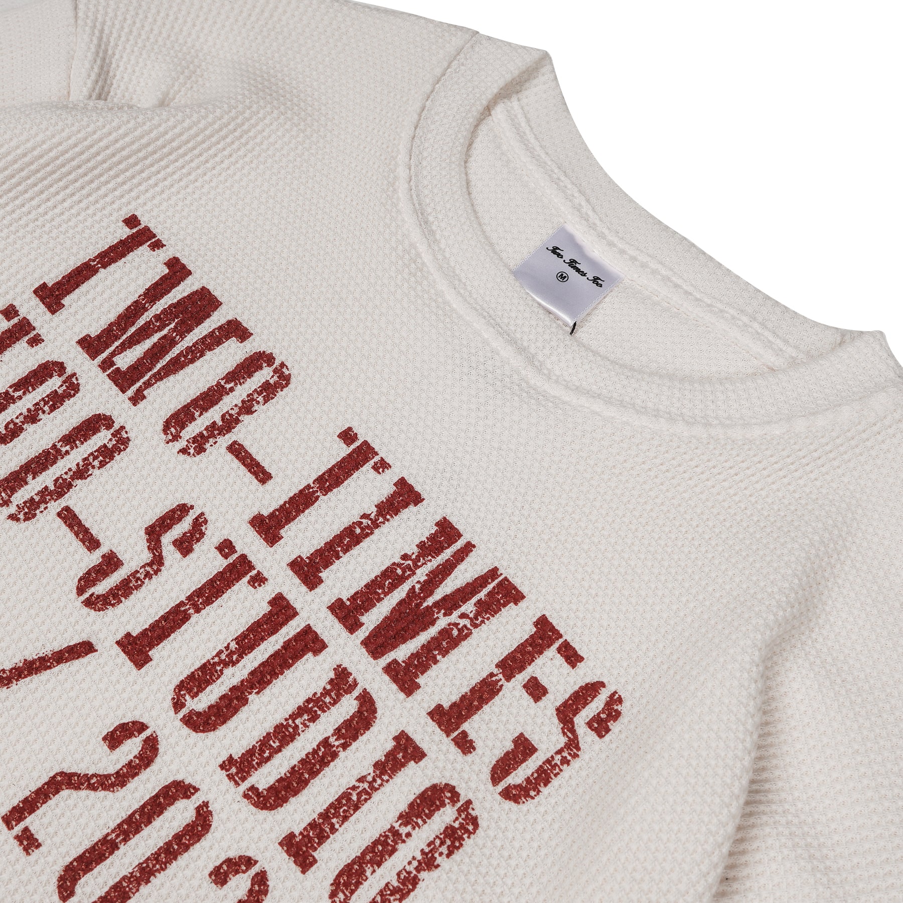 Waffle Longsleeve Broken White