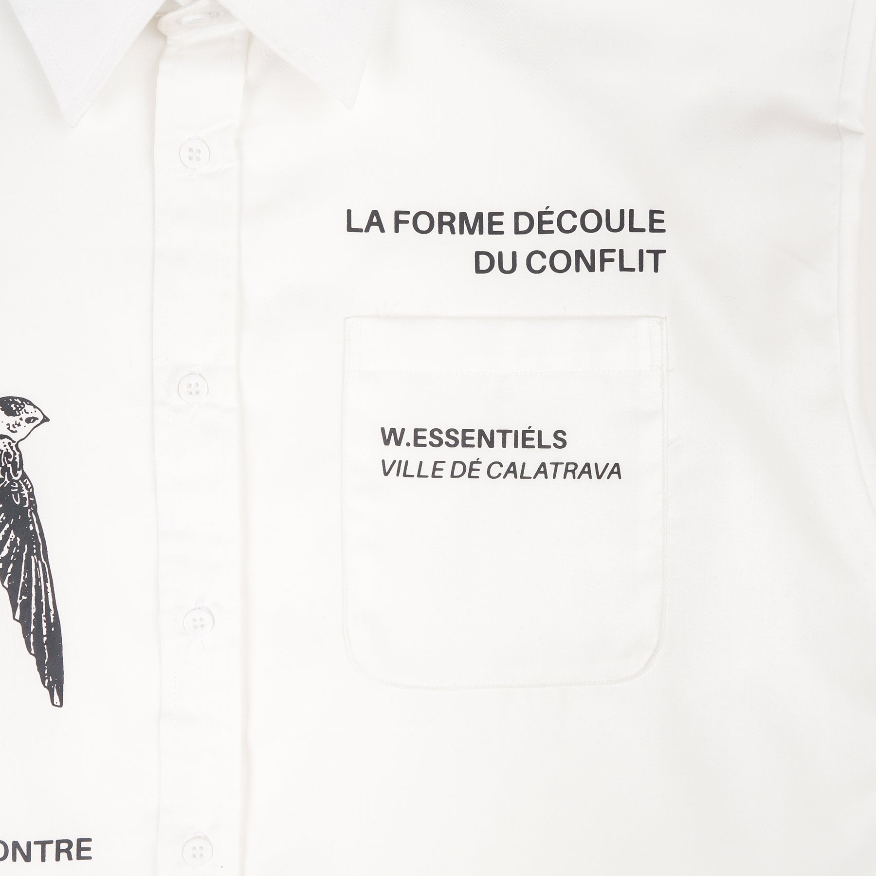 W.Essentiels Colibri Oversize Shirt Off-white