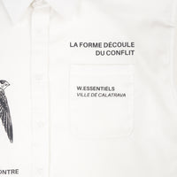 W.Essentiels Colibri Oversize Shirt Off-white