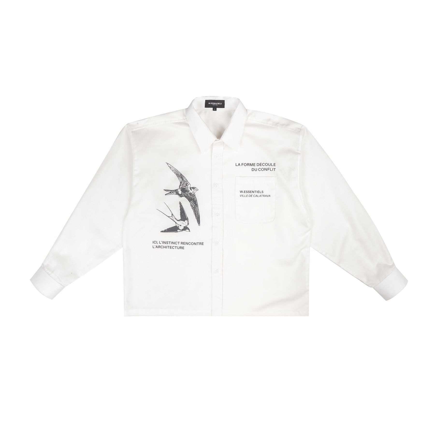 W.Essentiels Colibri Oversize Shirt Off-white