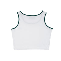 Wormhole x Casablanca Paradis Tank Top Padel Woman Stripped White/Forest