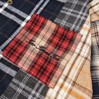 8 Cuts Button Flannel Multi Color