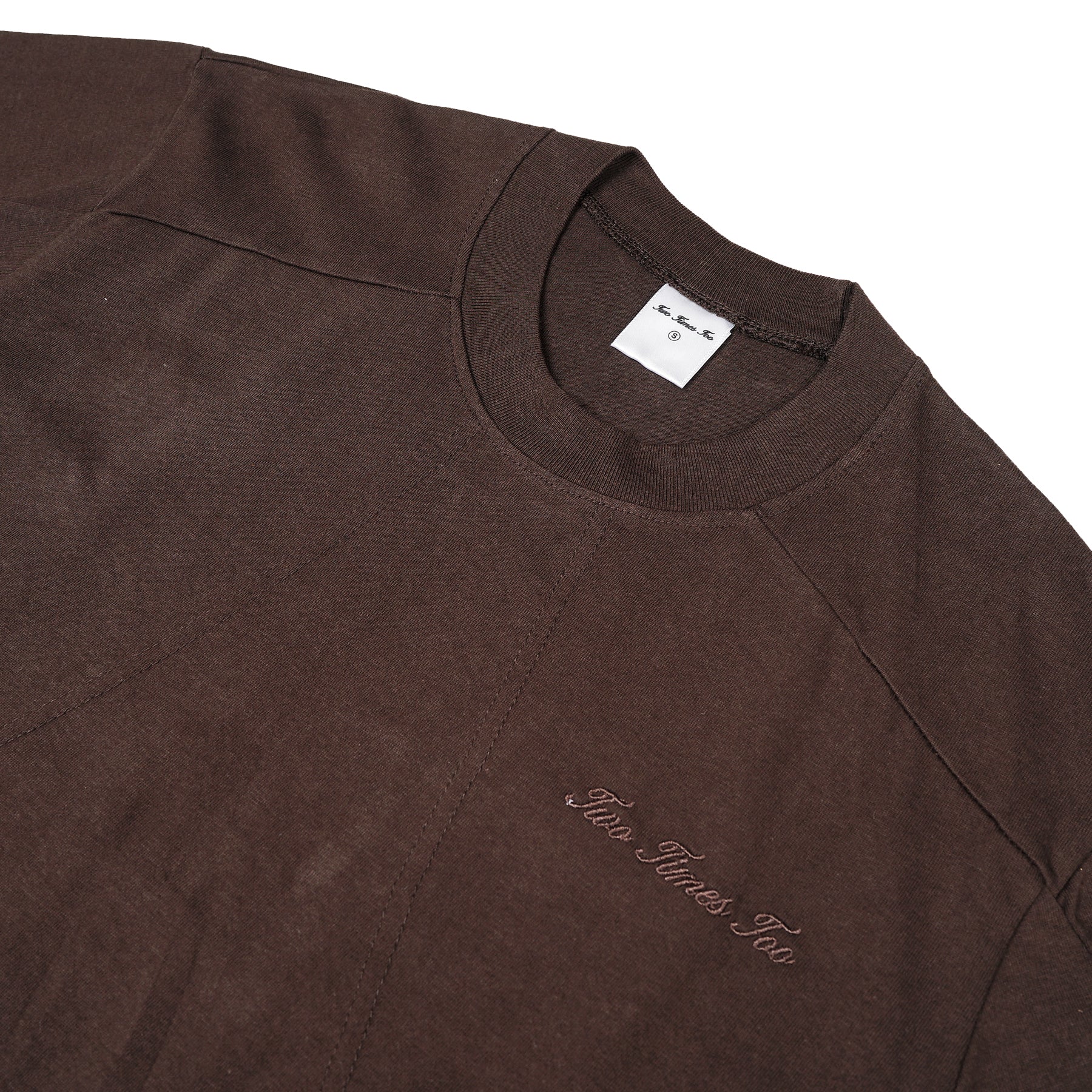 Boxy Daily Tee Shortsleeve Brown