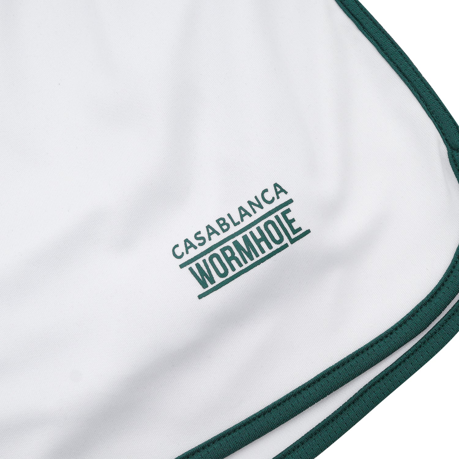 Wormhole x Casablanca Paradis Short Pants Padel Woman Stripped White/Forest