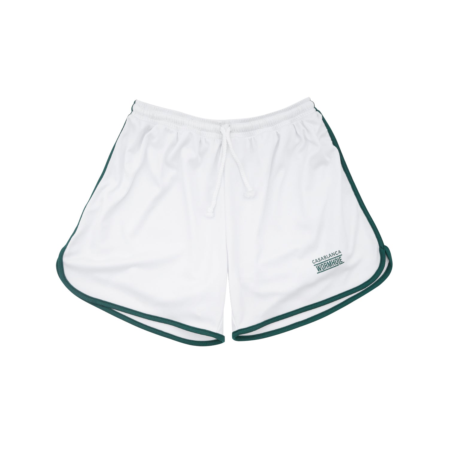 Wormhole x Casablanca Paradis Short Pants Padel Woman Stripped White/Forest