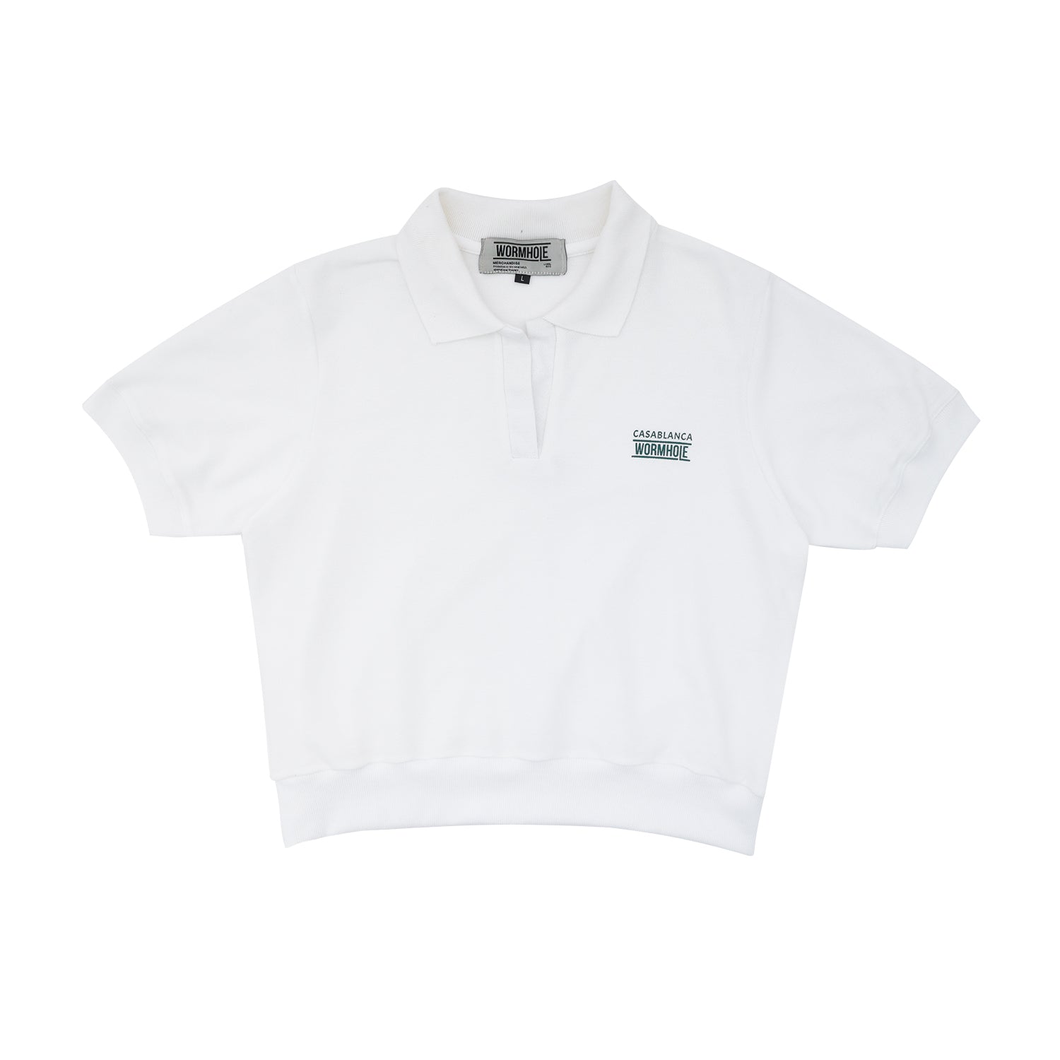 Wormhole x Casablanca Youlia Padel Jersey Collared White