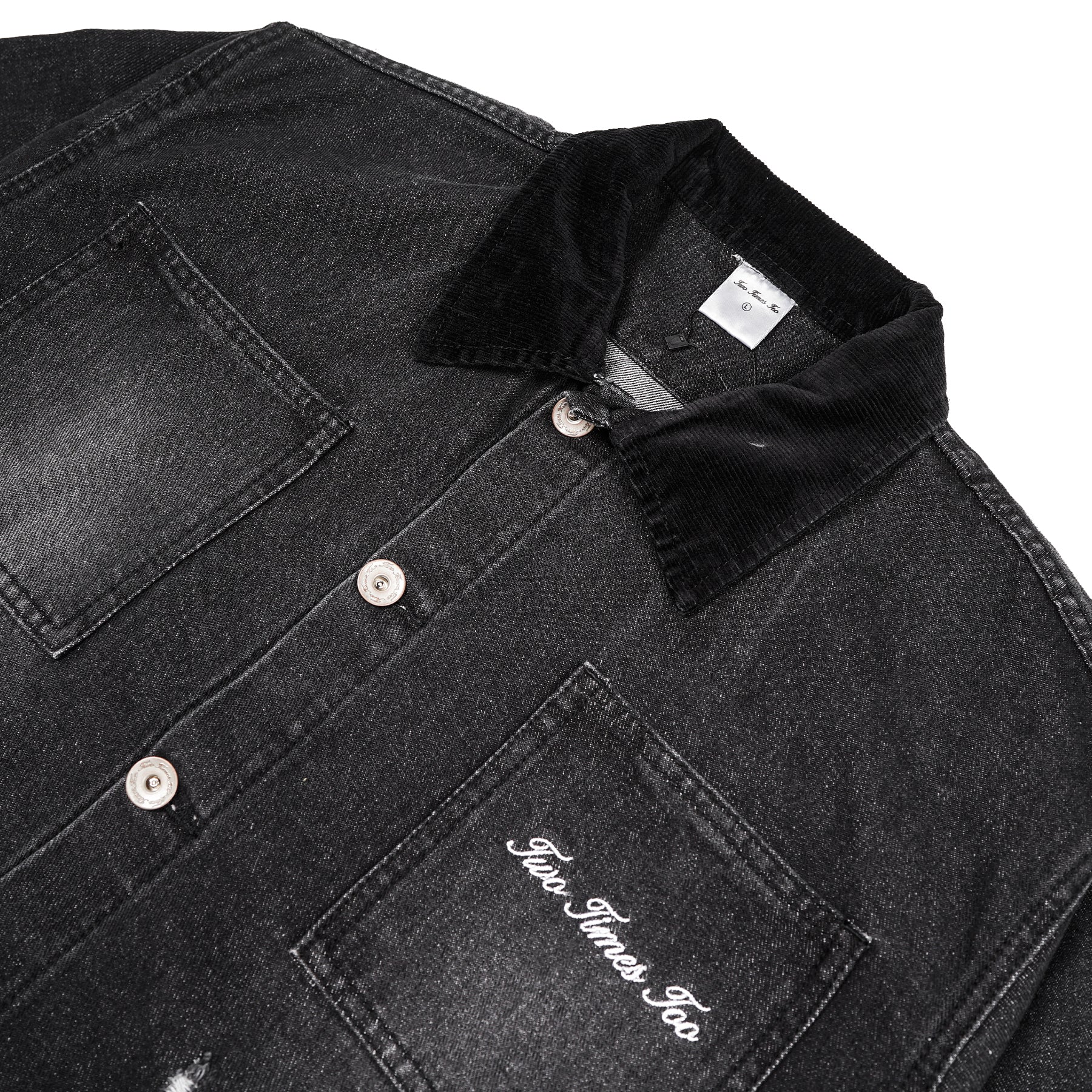 Four Pocket Denim Vintage Black