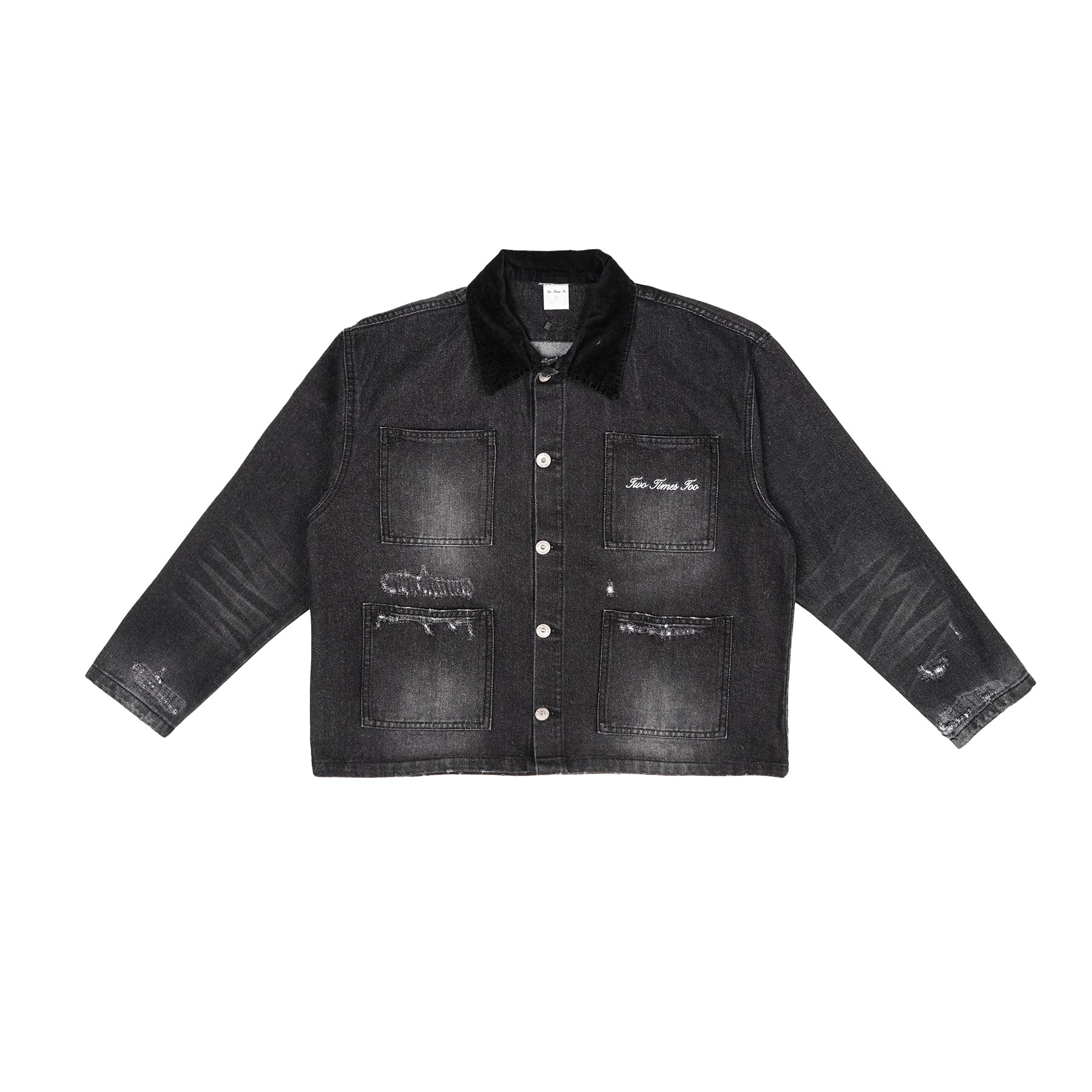 Four Pocket Denim Vintage Black
