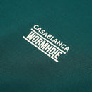 Wormhole x Casablanca Athlete in Theory Oversize Boxy Cut T-shirt Forest