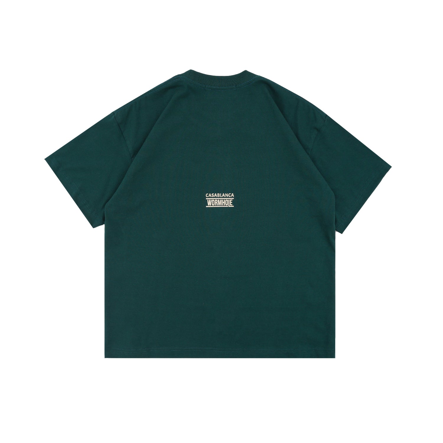Wormhole x Casablanca Athlete in Theory Oversize Boxy Cut T-shirt Forest