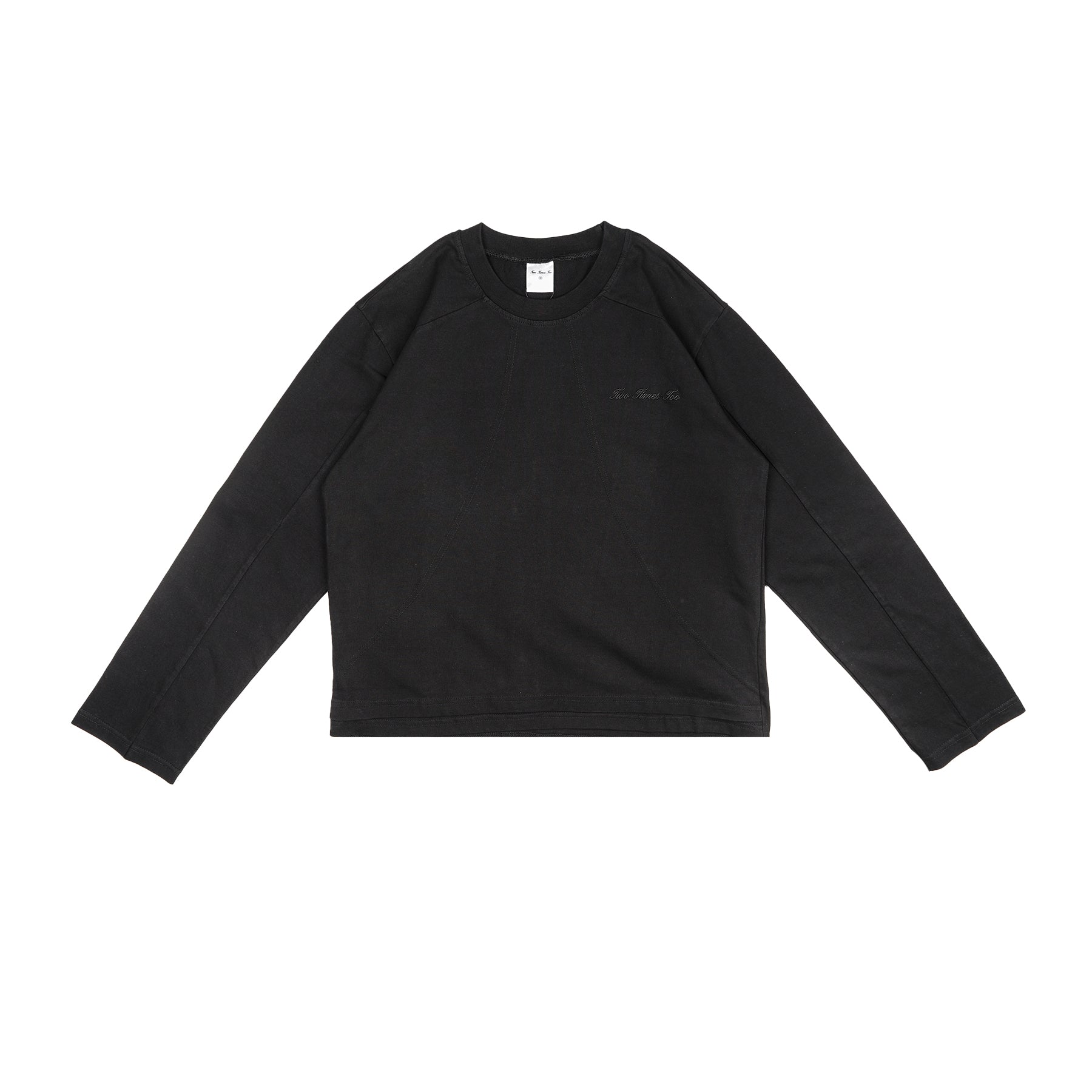 Boxy Daily Tee Longsleeve Jet Black