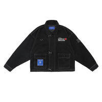 W.Essentiels Label Bleu Sapeurs-Pompiers Fireman Clasp Work Jacket Zero Black