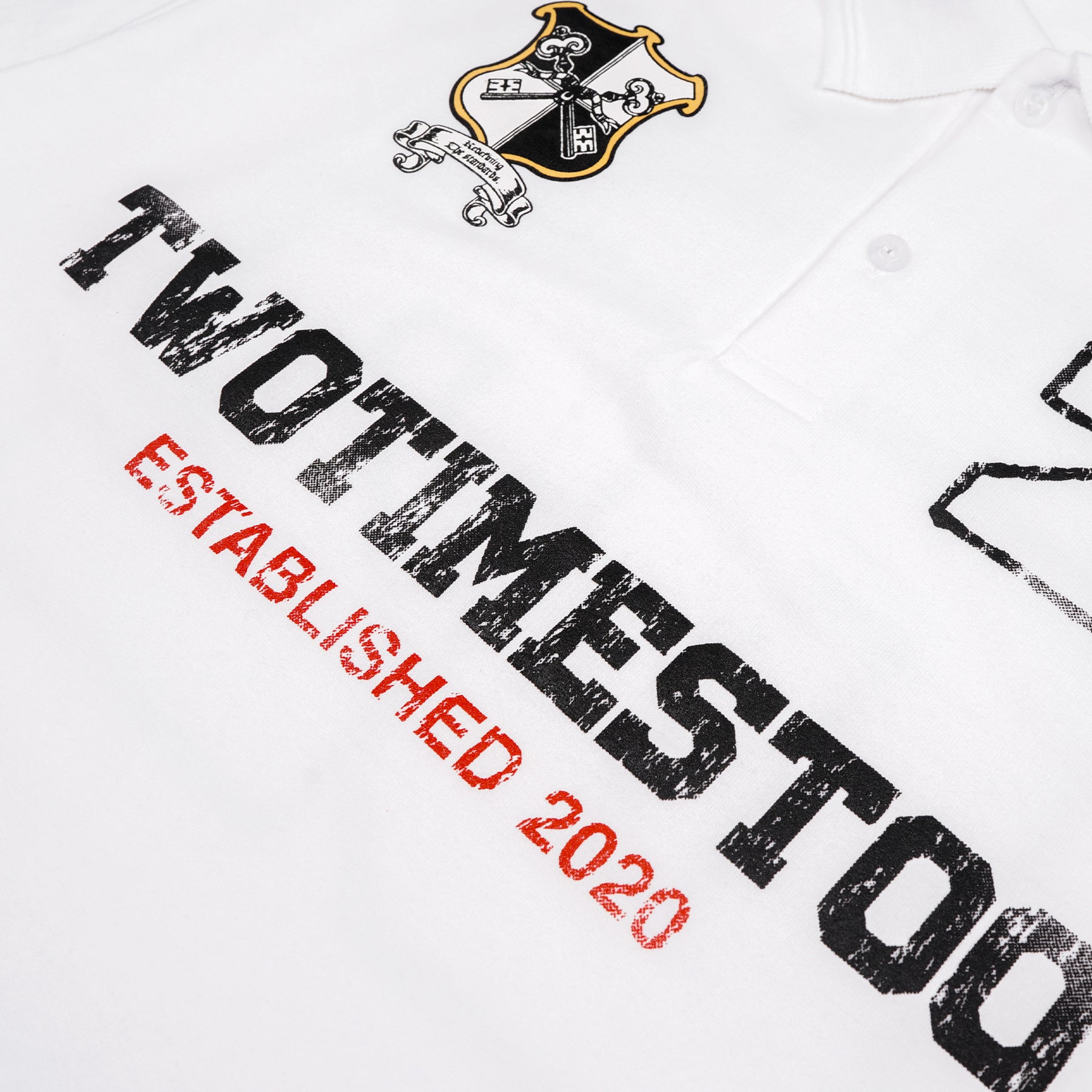 Varsity Polo Tee 02 - White