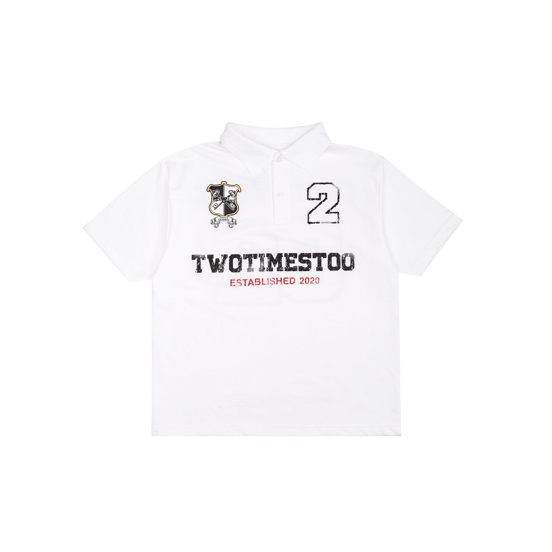 Varsity Polo Tee 02 - White