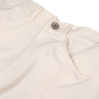 Pleated Everyday Trousers Broken White