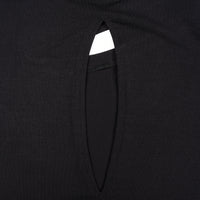 Slit Tencel Longsleeve Black