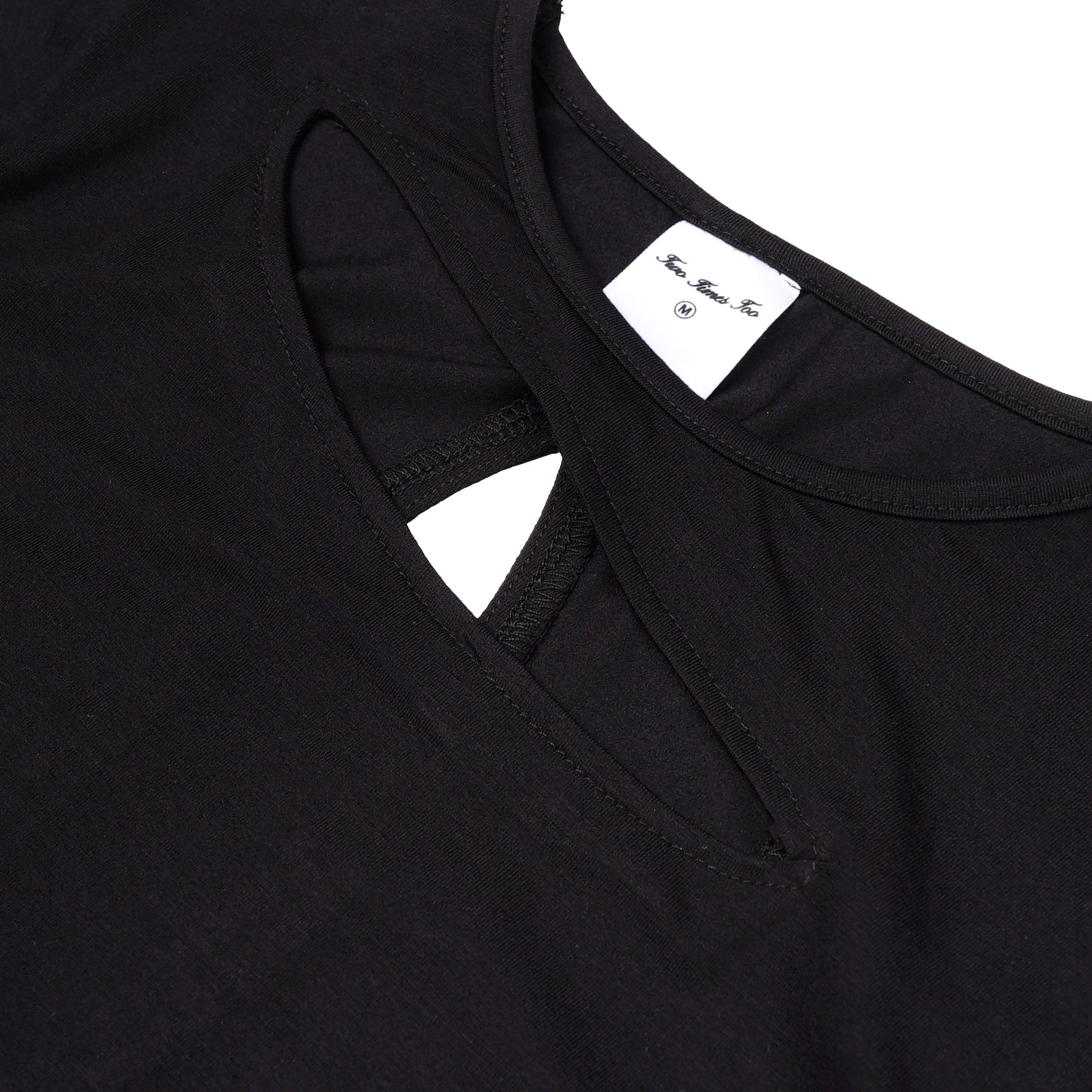 Slit Tencel Longsleeve Black