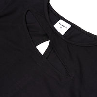 Slit Tencel Longsleeve Black