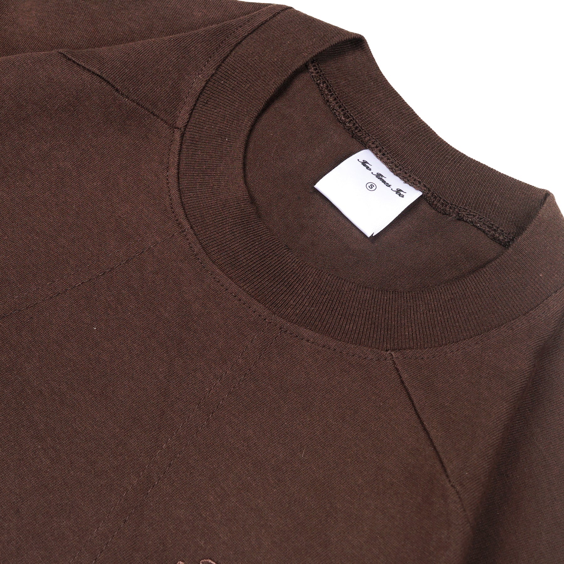 Boxy Daily Tee Longsleeve Brown