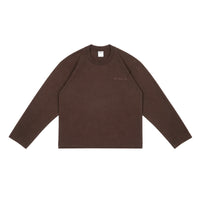 Boxy Daily Tee Longsleeve Brown