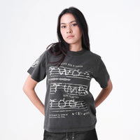 Two Times Too Waltz For Two Tee Washed Black