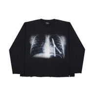 99Clover "Xray" Waffle Knit Longsleeve Black