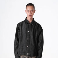 Two Times Too Arc Denim Jacket Raw Black