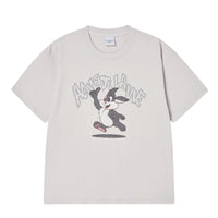 ADLV Cartoon Chincilla Short Sleeve T-Shirt Light Grey