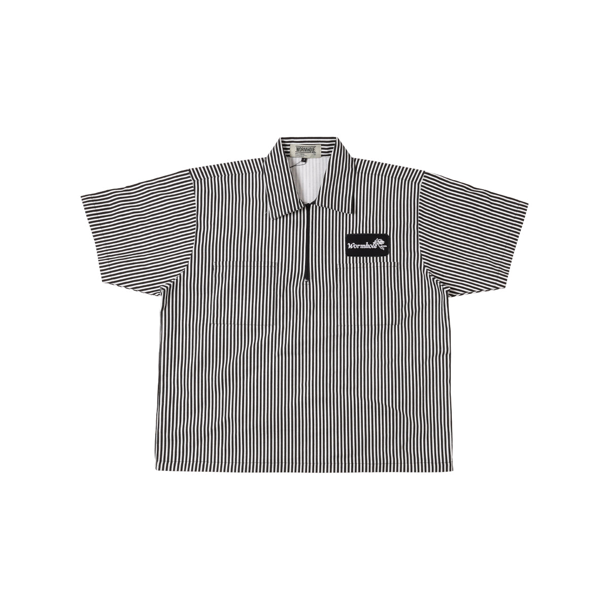 Wormhole Altezza Mechanic Shirts Pinstripe Black/White