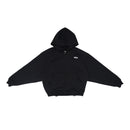 Wormhole Aperitivo Oversize Zip Hood Black Distressed