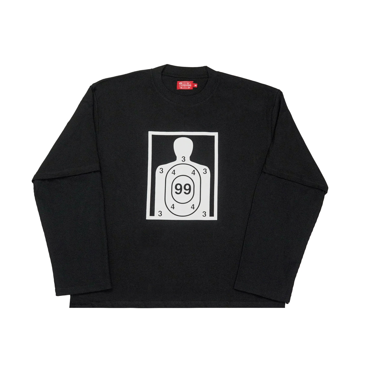 99Clover "Recoil" Double Layer Longsleeve Tee Black/Black