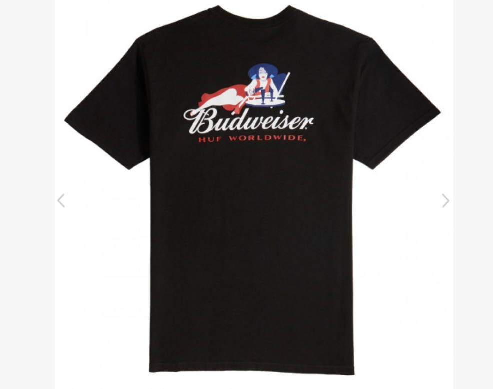 HUF Budweiser Heritage S/S Tee Black