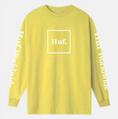 HUF Essentials Domestic L/S Tee Yellow